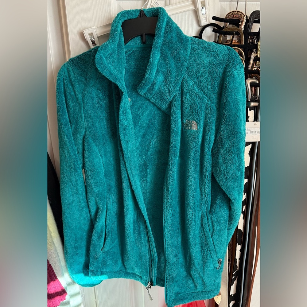 North Face teal jacket